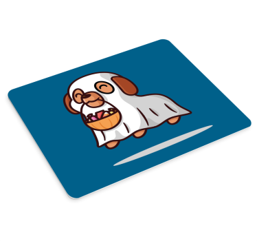 Aranyos szellemes kiskutya - eredeti egérpad - TenStickers
