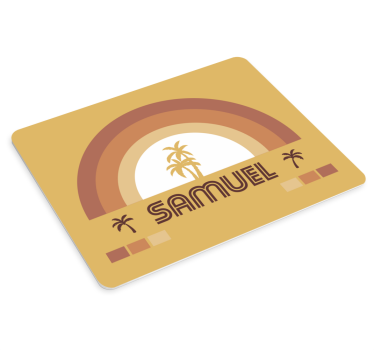 Személyre szabott szivárvány mintás egérpad - TenStickers