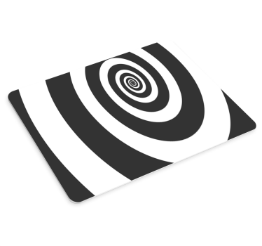 Spirális optikai illúzió egérpad minták - TenStickers