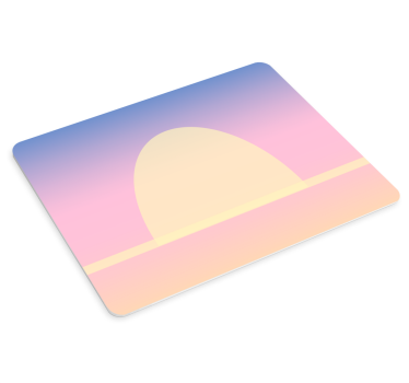 Nyugodt naplemente Átmenet egérpad minták - TenStickers