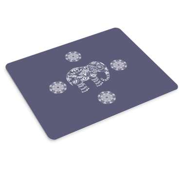 Díszes elefánt minták egérpadhoz - TenStickers