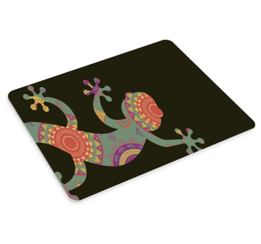 Színes gyík minta mouse pad eredeti - TenStickers