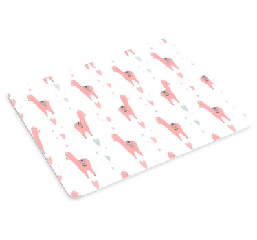 Cuki llama szívek mouse pad eredeti - TenStickers