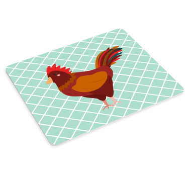 Kakas illusztráció mouse pad eredeti - TenStickers
