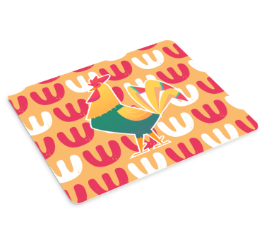 Színes kakas minta mouse pad eredeti - TenStickers