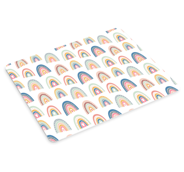Színes szivárványívek mouse pad minták - TenStickers