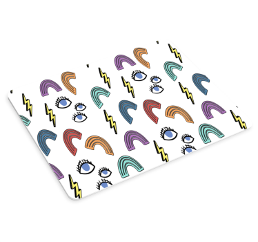 Színes szem szivárványok egérpad minták - TenStickers