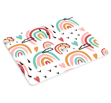 Színes szivárvány Áttetszők - mouse pad minták - TenStickers
