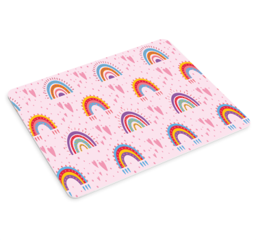 Vibráló szivárvány minták egérpadhoz - TenStickers