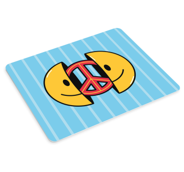 Boldog béke szimbólum egérpad eredeti - TenStickers