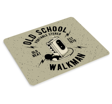 Eredeti egérpad vintage sztereó walkmanhoz - TenStickers