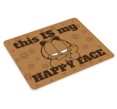 Garfield boldog kifejezés egérpad eredeti - TenStickers