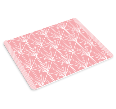 Geometrikus rózsaszín minta egérpad minták - TenStickers