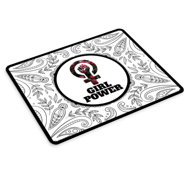Erőt adó virágos szimbólum egérpadok - TenStickers