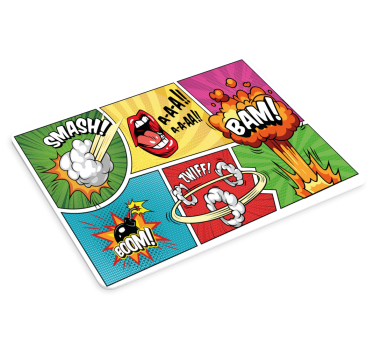 Képregény robbanás művészet - egérpad szerencsejáték - TenStickers