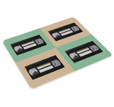 Retro videokazetták mouse pad eredeti - TenStickers