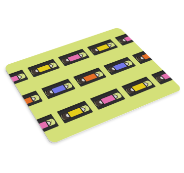 Színes kazetta ismétlések mouse pad eredeti - TenStickers