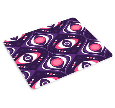 Geometrikus szem motívum mouse pad minták - TenStickers
