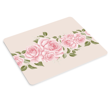Elegáns rózsa kompozíció egérpad eredeti - TenStickers
