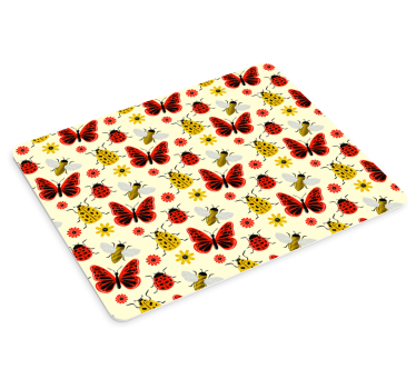 Színes természeti elemes mouse pad minták - TenStickers