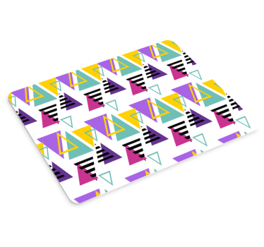 Élénk geometrikus háromszögek egérpad minták - TenStickers