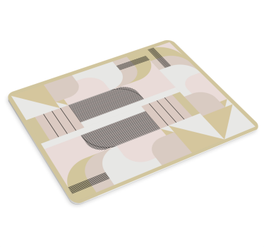 Geometrikus puha formák egérpad minták - TenStickers