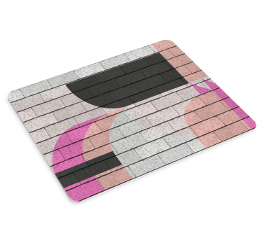 Absztrakt geometrikus formák egérpad minták - TenStickers