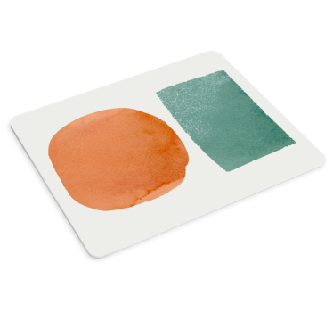 Absztrakt forma kompozíciók egérpad minták - TenStickers