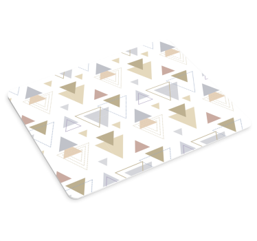 Geometrikus háromszög konfigurációs egérpad minták - TenStickers