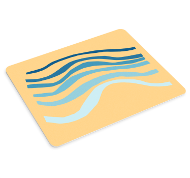 Absztrakt hullámvonalak egérpad minták - TenStickers