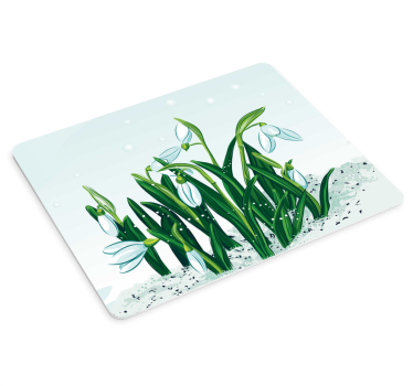 Hóvirágok nyílásban - eredeti egérpad - TenStickers