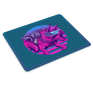 Futurista triceratops lény egérpad szerencsejáték - TenStickers