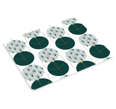 Geometrikus körformák egérpad minták - TenStickers