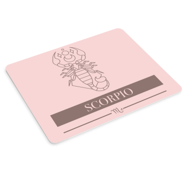 Skorpió szimbolikus figura mouse pad outes - TenStickers