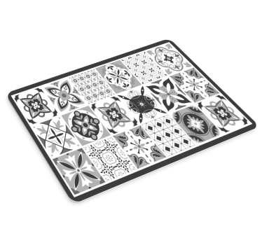 Gyönyörű szürke csempe eredeti egérpad - TenStickers