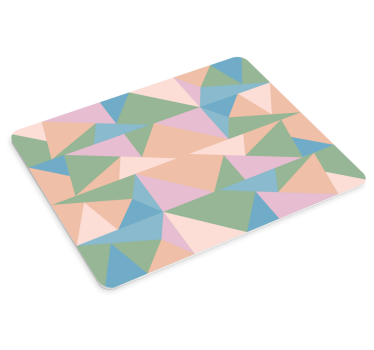Geometriai színes patchwork mouse pad minták - TenStickers