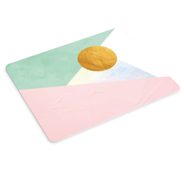Geometrikus színblokk egérpad minták - TenStickers