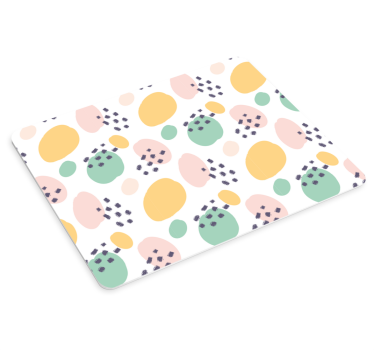 Élénk absztrakt formák egérpad minták - TenStickers