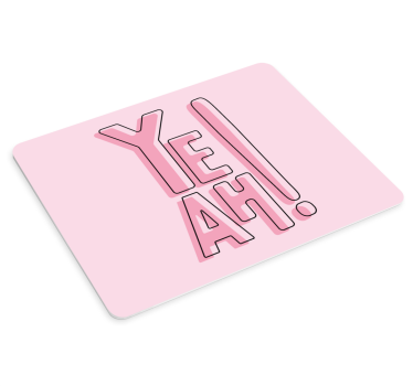 Hűha! kifejezés egérpad kiegészítők - TenStickers