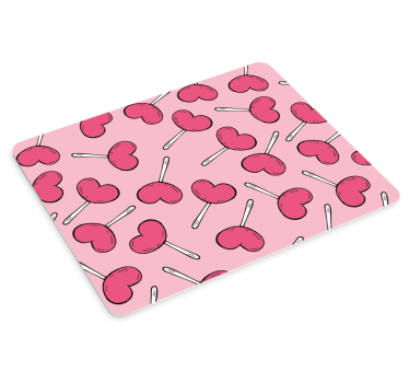 Szívnyalóka minta egérpad minták - TenStickers