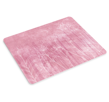 Elegáns virágos kontúr - mouse pad minták - TenStickers