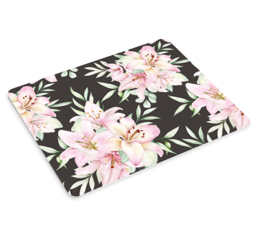 Virágos liliom elrendezés mouse pad minták - TenStickers