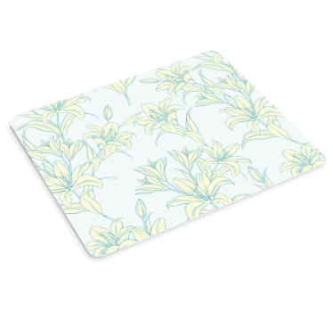 Elegáns virágzó elem - mouse pad minták - TenStickers