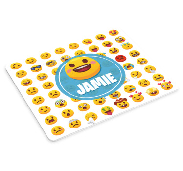 Hangulatjelek egyedi egéralátétek névvel - TenStickers