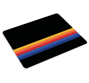 Vintage színű csíkok mouse pad minták - TenStickers