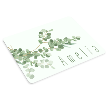 Eukaliptuszlevél egyedi mouse pad - TenStickers