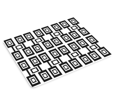 Geometrikus négyzetes elrendezés egérpad minták - TenStickers