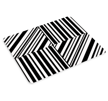 Geometrikus csíkozott minták mouse pad - TenStickers