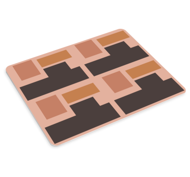 Geometrikus színnégyzetek egérpad minták - TenStickers