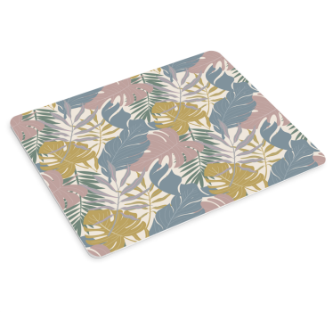 Trópusi levélelrendezés mouse pad minták - TenStickers